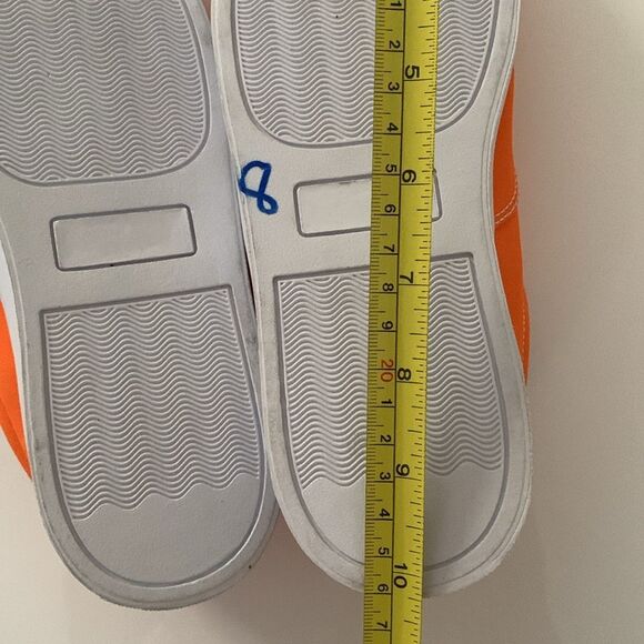 Animal Rescue Orange Slip-On Shoes Spaniel Print Size 7,5 - Picture 7 of 8